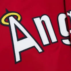 Apparel Mitchell & Ness Jackets & Outerwear-Lightweight Satin Jacket California Angels