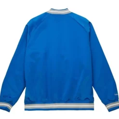 Apparel Mitchell & Ness Jackets & Outerwear-Lightweight Satin Jacket Detroit Lions