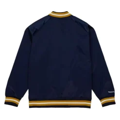 Apparel Mitchell & Ness Jackets & Outerwear-Lightweight Satin Jacket Current Logo University Of Notre Dame