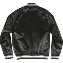Apparel Mitchell & Ness Jackets & Outerwear-Lightweight Satin Jacket Oakland Raiders