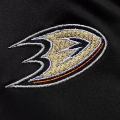 Apparel Mitchell & Ness Jackets & Outerwear-Lightweight Satin Jacket Anaheim Ducks