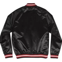 Apparel Mitchell & Ness Jackets & Outerwear-Lightweight Satin Jacket Miami Heat