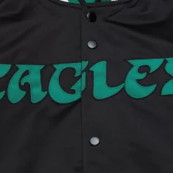 Apparel Mitchell & Ness Jackets & Outerwear-Lightweight Satin Jacket Philadelphia Eagles
