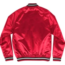 Apparel Mitchell & Ness Jackets & Outerwear-Lightweight Satin Jacket Chicago Bulls