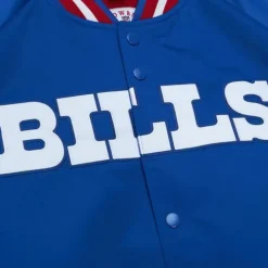 Apparel Mitchell & Ness Jackets & Outerwear-Lightweight Satin Jacket Buffalo Bills