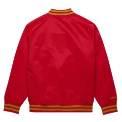 Apparel Mitchell & Ness Jackets & Outerwear-Lightweight Satin Jacket San Francisco 49Ers
