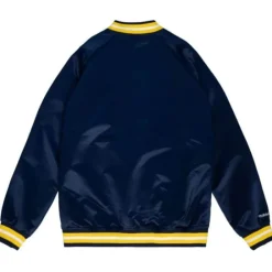 Apparel Mitchell & Ness Jackets & Outerwear-Lighweight Satin Jacket University Of Michigan