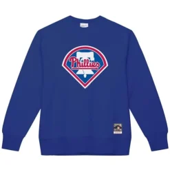 Apparel Mitchell & Ness Hoodies & Sweatshirts-Logo Crew Philadelphia Phillies
