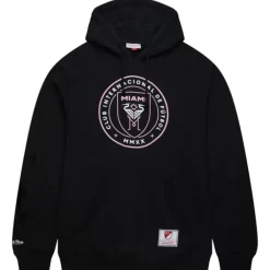 Apparel Mitchell & Ness Hoodies & Sweatshirts-Logo Paint Brush Hoodie Inter Miami Cf