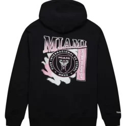 Apparel Mitchell & Ness Hoodies & Sweatshirts-Logo Paint Brush Hoodie Inter Miami Cf