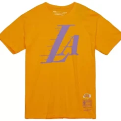 Apparel Mitchell & Ness T-Shirts & Tops-Logo Remix Tee Los Angeles Lakers