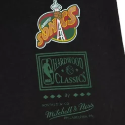 Apparel Mitchell & Ness T-Shirts & Tops-Logo Remix Tee Seattle Supersonics