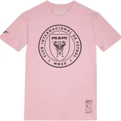 Apparel Mitchell & Ness T-Shirts & Tops-Logo Tee Inter Miami Cf