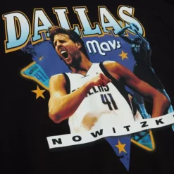 Apparel Mitchell & Ness T-Shirts & Tops-Love For The City Tee Dallas Mavericks Dirk Nowitzki