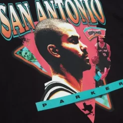 Apparel Mitchell & Ness T-Shirts & Tops-Love For The City Tee San Antonio Spurs Tony Parker