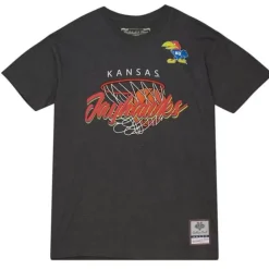 Apparel Mitchell & Ness T-Shirts & Tops-Madness Hoops Tee University Of Kansas