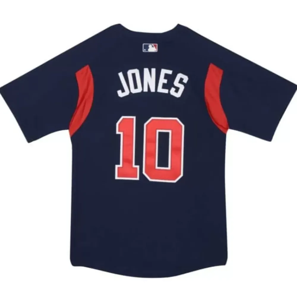 Apparel Mitchell & Ness Big Kids-Mesh Bp Jersey Atlanta Braves Chipper Jones