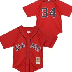 Apparel Mitchell & Ness Big Kids-Mesh Bp Jersey Boston Red Sox 2004 David Ortiz