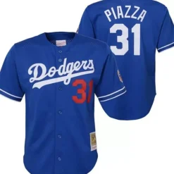 Apparel Mitchell & Ness Big Kids-Mesh Bp Jersey Los Angeles Dodgers 1997 Mike Piazza