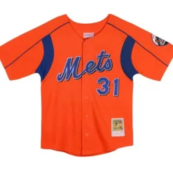 Apparel Mitchell & Ness Big Kids-Mesh Bp Jersey New York Mets Mike Piazza