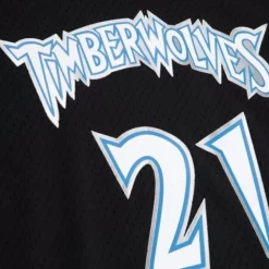 Apparel Mitchell & Ness T-Shirts & Tops-Mesh N&N Crew Minnesota Timberwolves 1997-98 Kevin Garnett