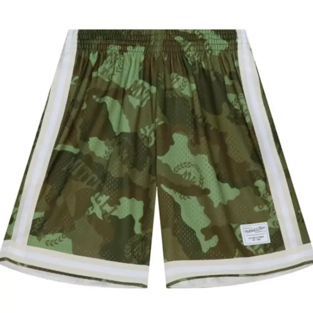 Shorts Mitchell & Ness - Ghost Green Camo Replica Branded Shorts