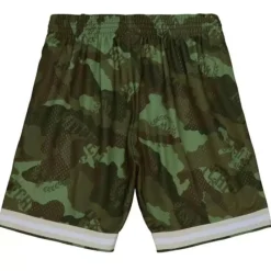 Shorts Mitchell & Ness - Ghost Green Camo Replica Branded Shorts
