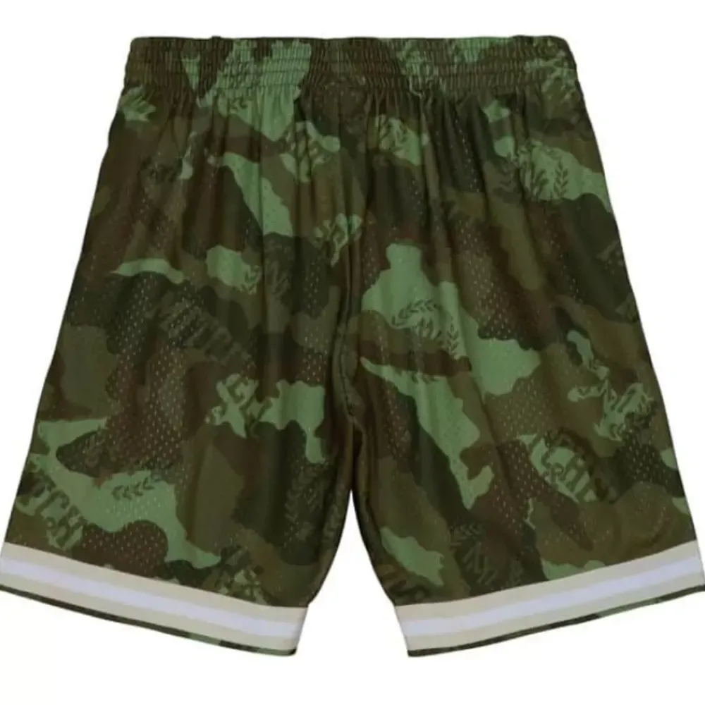 Shorts Mitchell & Ness - Ghost Green Camo Replica Branded Shorts