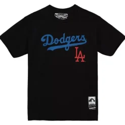 Apparel Mitchell & Ness T-Shirts & Tops-Mlb La Tee Dodgers