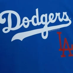 Apparel Mitchell & Ness T-Shirts & Tops-Mlb La Tee Dodgers