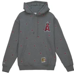 Apparel Mitchell & Ness Hoodies & Sweatshirts-Mlb Repeat Hoody California Angels