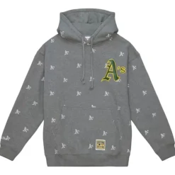 Apparel Mitchell & Ness Hoodies & Sweatshirts-Mlb Repeat Hoody Oakland Athletics