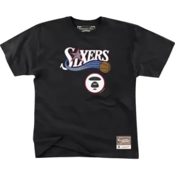 Apparel Mitchell & Ness T-Shirts & Tops-M&N X Aape Tee Philadelphia 76Ers