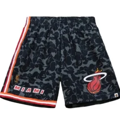 Apparel Mitchell & Ness Shorts-M&N X Bape Miami Heat Shorts