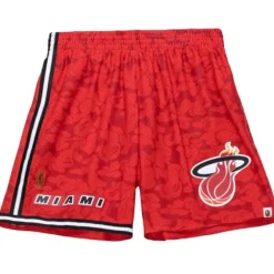 Apparel Mitchell & Ness Shorts-M&N X Bape Miami Heat Shorts