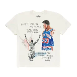 Apparel Mitchell & Ness T-Shirts & Tops-M&N X Br Charcoal Tee Patrick Ewing