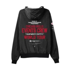 Apparel Mitchell & Ness Jackets & Outerwear-M&N X Br Crew Jacket Chicago Bulls