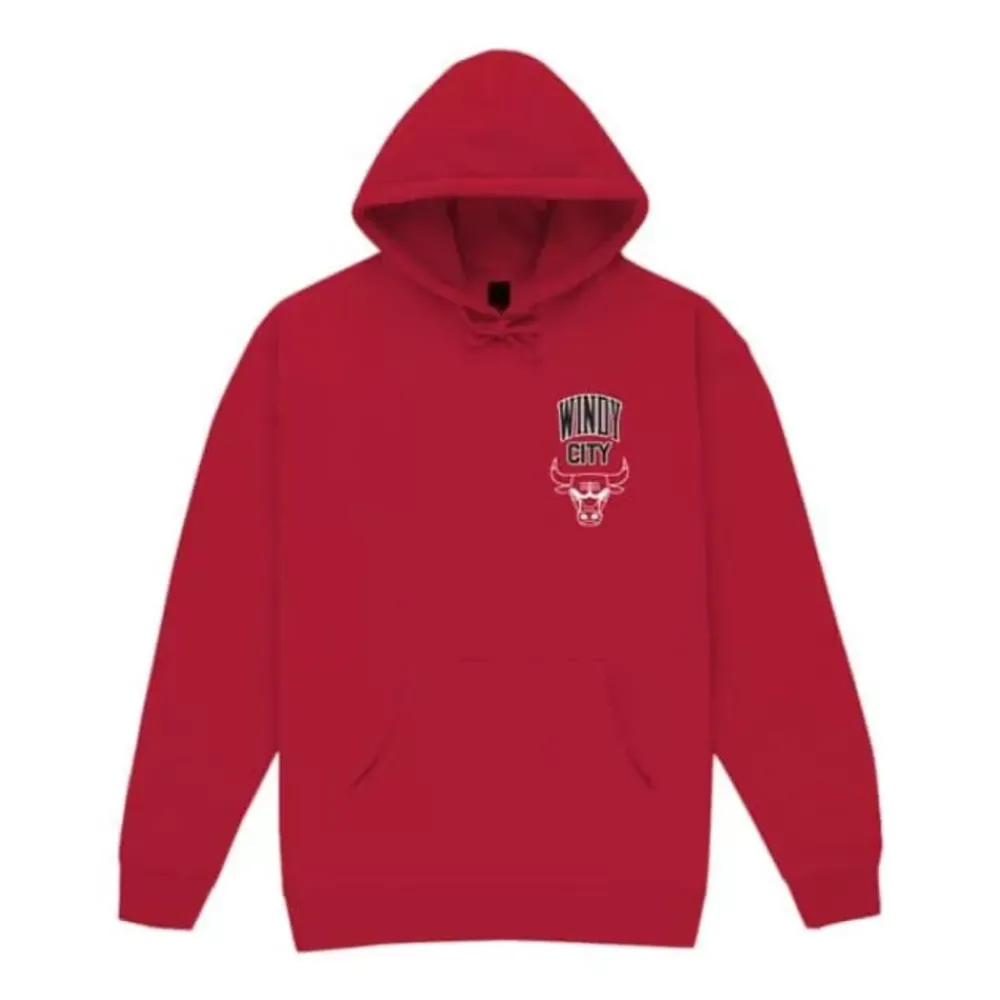 Apparel Mitchell & Ness Hoodies & Sweatshirts-M&N X Br World Tour Crew Hoodie Chicago Bulls