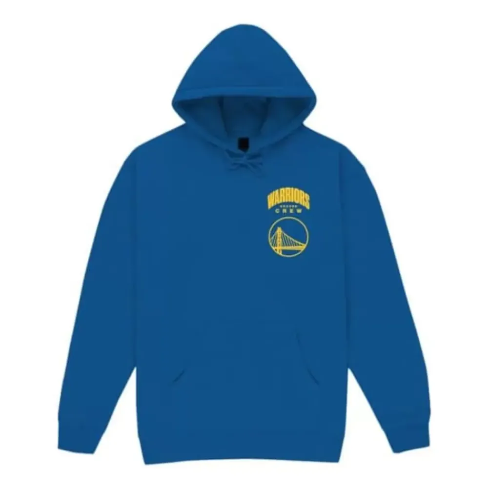 Apparel Mitchell & Ness Hoodies & Sweatshirts-M&N X Br World Tour Crew Hoodie Golden State Warriors