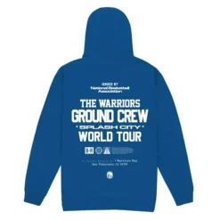 Apparel Mitchell & Ness Hoodies & Sweatshirts-M&N X Br World Tour Crew Hoodie Golden State Warriors