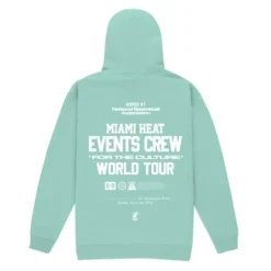 Apparel Mitchell & Ness Hoodies & Sweatshirts-M&N X Br World Tour Crew Hoodie Miami Heat