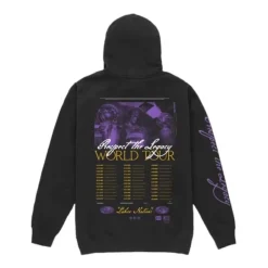 Apparel Mitchell & Ness Hoodies & Sweatshirts-M&N X Br World Tour Hoodie Los Angeles Lakers