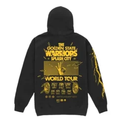 Apparel Mitchell & Ness Hoodies & Sweatshirts-M&N X Br World Tour Hoodie Golden State Warriors
