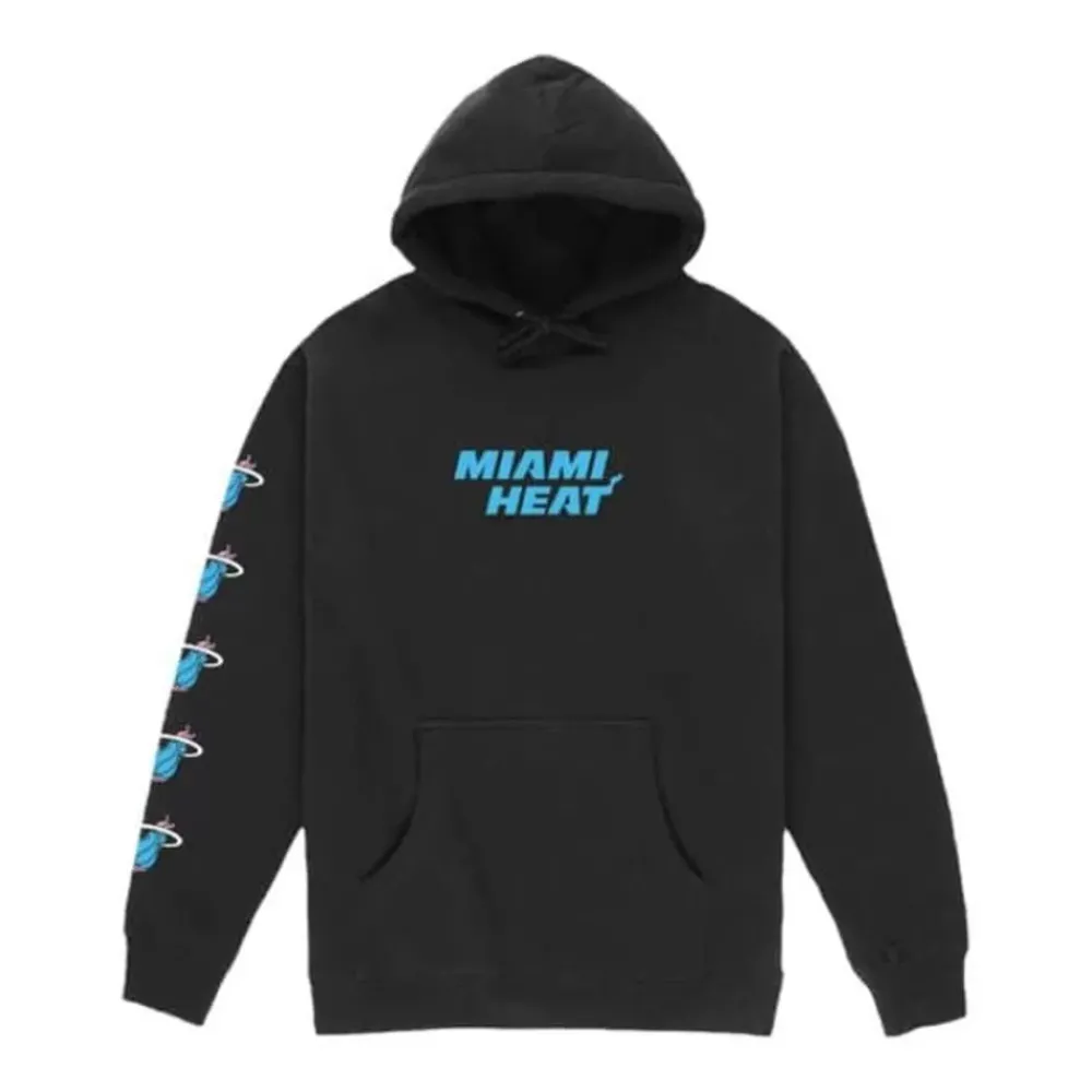 Apparel Mitchell & Ness Hoodies & Sweatshirts-M&N X Br World Tour Logo Evolution Hoodie Miami Heat