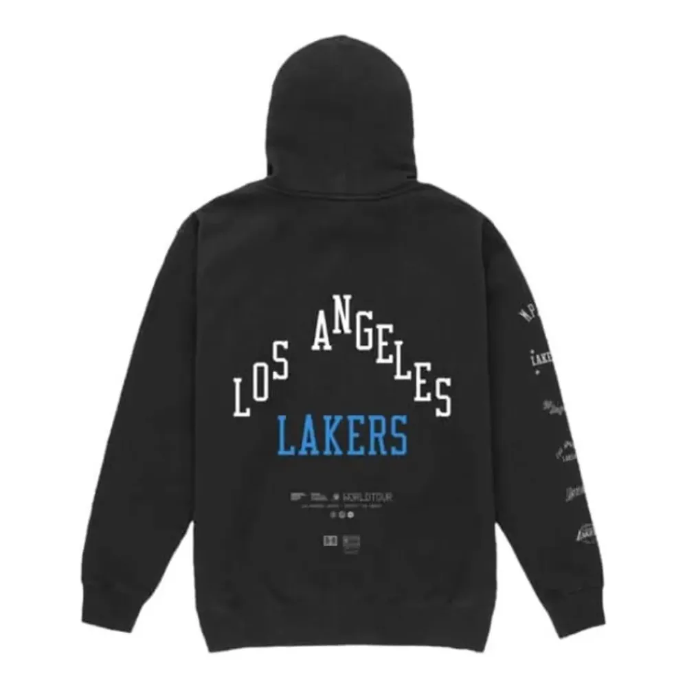 Apparel Mitchell & Ness Hoodies & Sweatshirts-M&N X Br World Tour Logo Evolution Hoodie Los Angeles Lakers