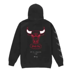 Apparel Mitchell & Ness Hoodies & Sweatshirts-M&N X Br World Tour Logo Evolution Hoodie Chicago Bulls