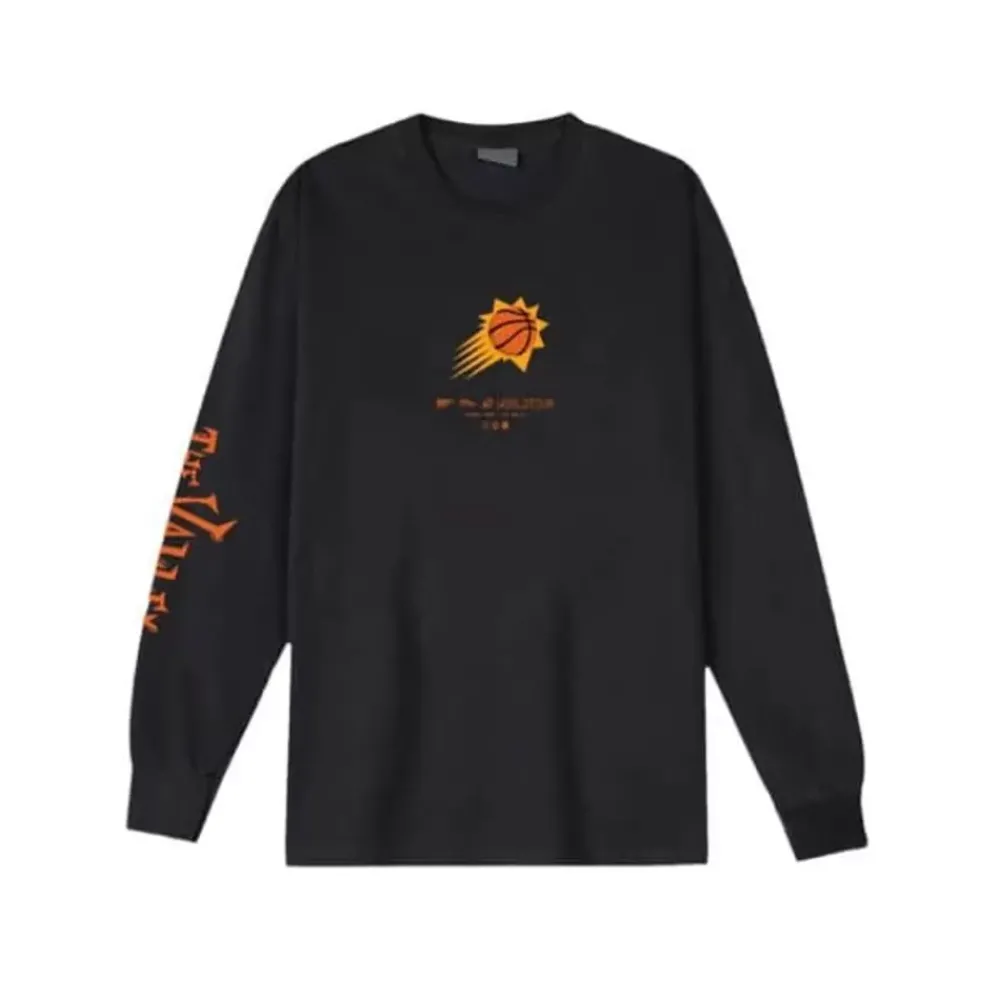 Apparel Mitchell & Ness T-Shirts & Tops-M&N X Br World Tour Long Sleeve Phoenix Suns