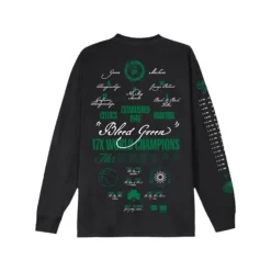 Apparel Mitchell & Ness T-Shirts & Tops-M&N X Br World Tour Long Sleeve Boston Celtics