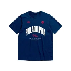 Apparel Mitchell & Ness T-Shirts & Tops-M&N X Br World Tour T-Shirt Philadelphia 76Ers