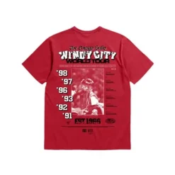 Apparel Mitchell & Ness T-Shirts & Tops-M&N X Br World Tour T-Shirt Chicago Bulls